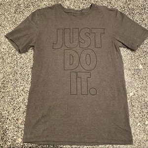 Men's NIKE T-SHIRT Small Just-Do-It Logo Crew